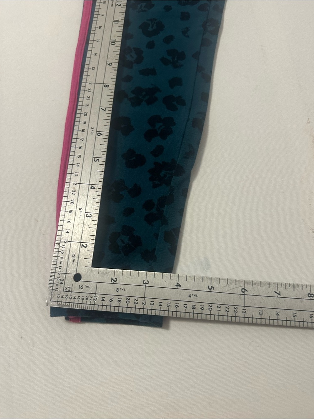 adidas Teal Leopard Print Track Pants with Pink Side Stripes - Picture 5 of 9